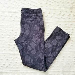 Style & Co petite blue floral pants